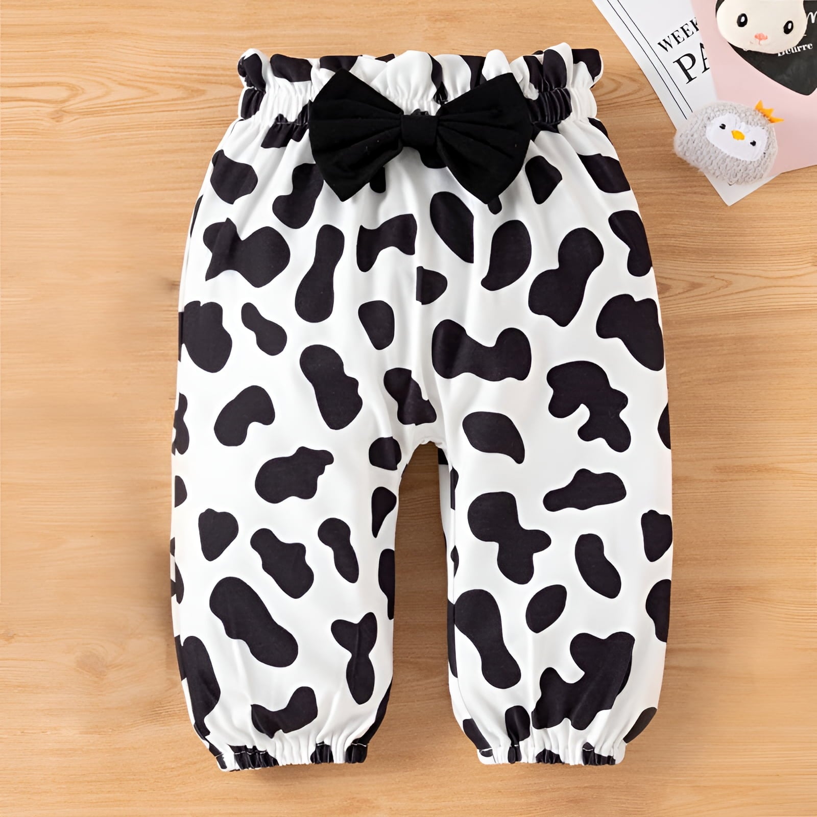 PatPat Newborn Baby Girl Clothes Long Sleeve Romper Bodysuit and Pants Outfit Set, 0-3 Months