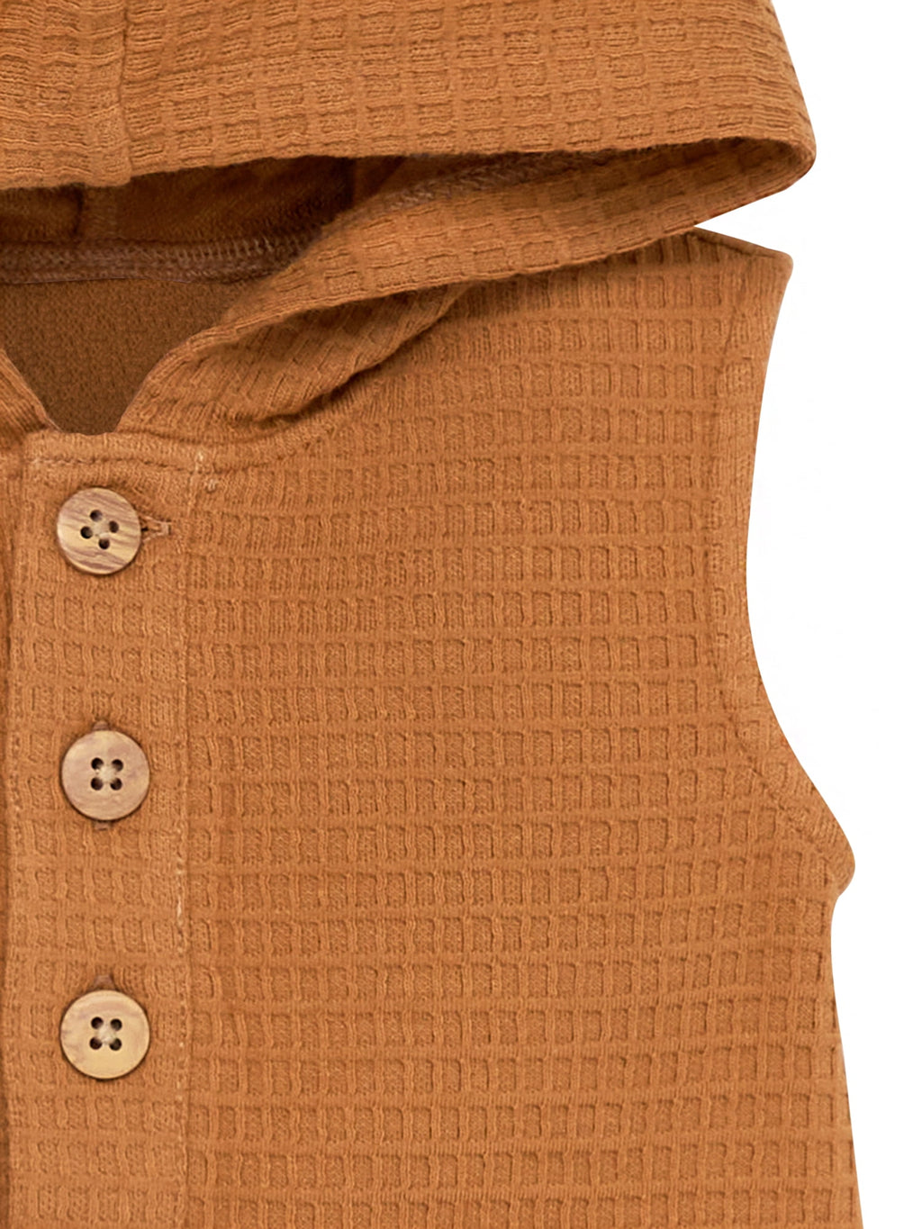 Modern Moments by Gerber Baby Boy Cotton Hooded Sleeveless Romper, Sizes 0/3 Months - 24 Months