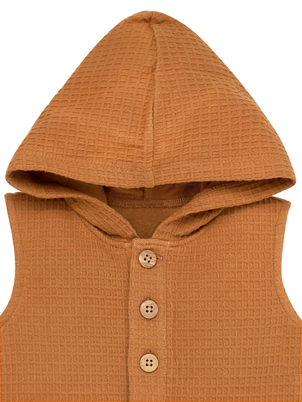 Modern Moments by Gerber Baby Boy Cotton Hooded Sleeveless Romper, Sizes 0/3 Months - 24 Months