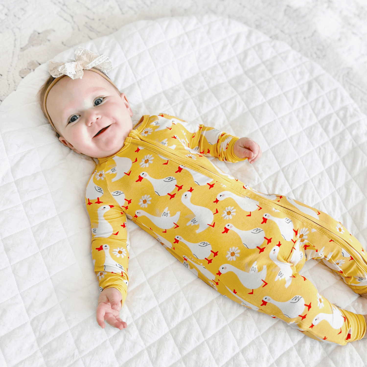 PatPat Baby Girl Clothes Unisex Viscose from Bamboo Footless Zip Sleepwear Long Sleeve Snug Fit Baby Pajamas for Newborn Infant Boys Girls Baby Gifts Sleeper 2Pack,0-3 Months