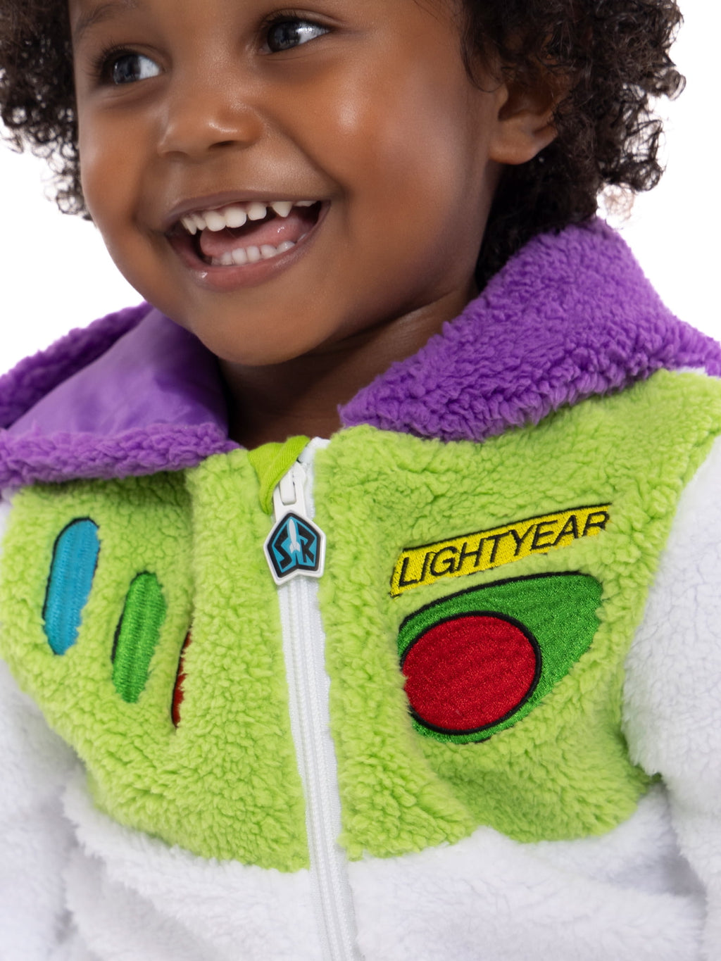 Disney Pixar Toy Story Toddler Boys Buzz Light Year Plush Fleece Full-Zip Cosplay Hoodie, Sizes 12M-5T