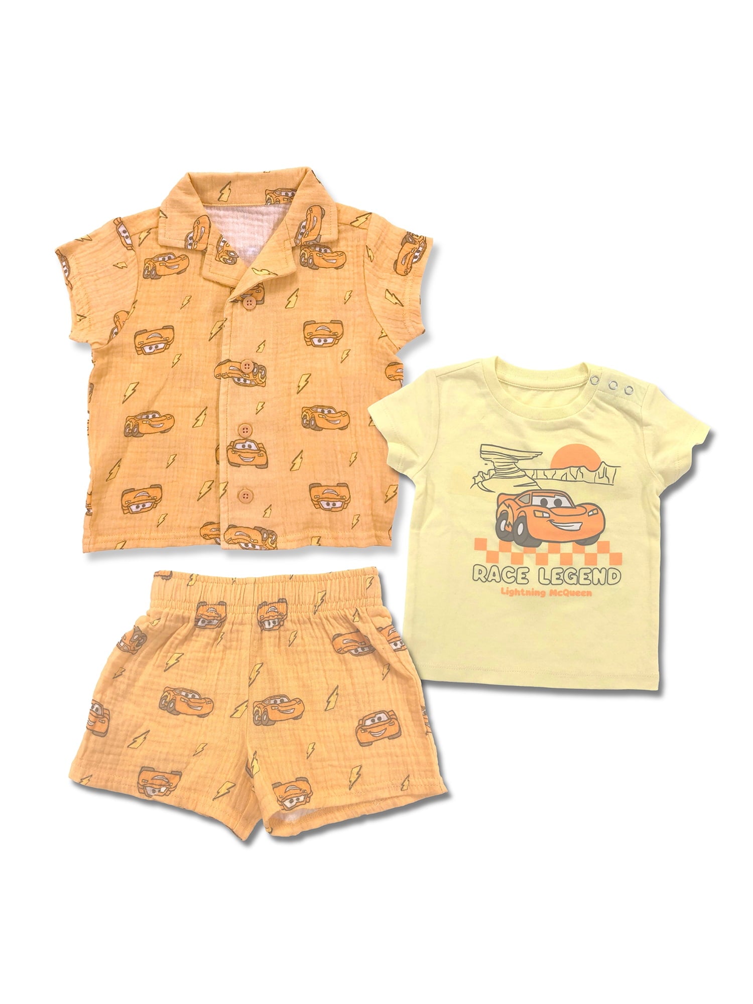 Cars, Baby Boy Three-Piece Set, Race Legend Springs, Sizes 0-24M
