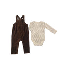 Chick Pea Baby Girl 2 Pc Overall Outift Set, Sizes 12 Months-24 Months