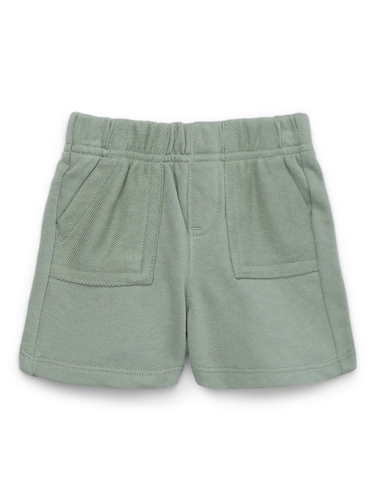 Garanimals Baby French Terry Solid Shorts, Sizes 0-24 Months