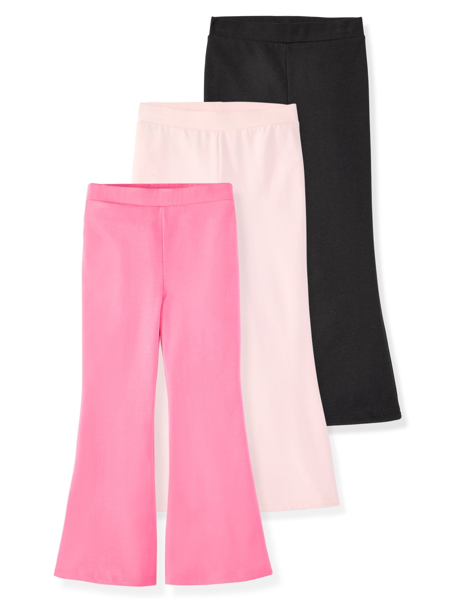 Garanimals Baby & Toddler Girl Cotton Pull-On Flare Leggings, 0M–6T