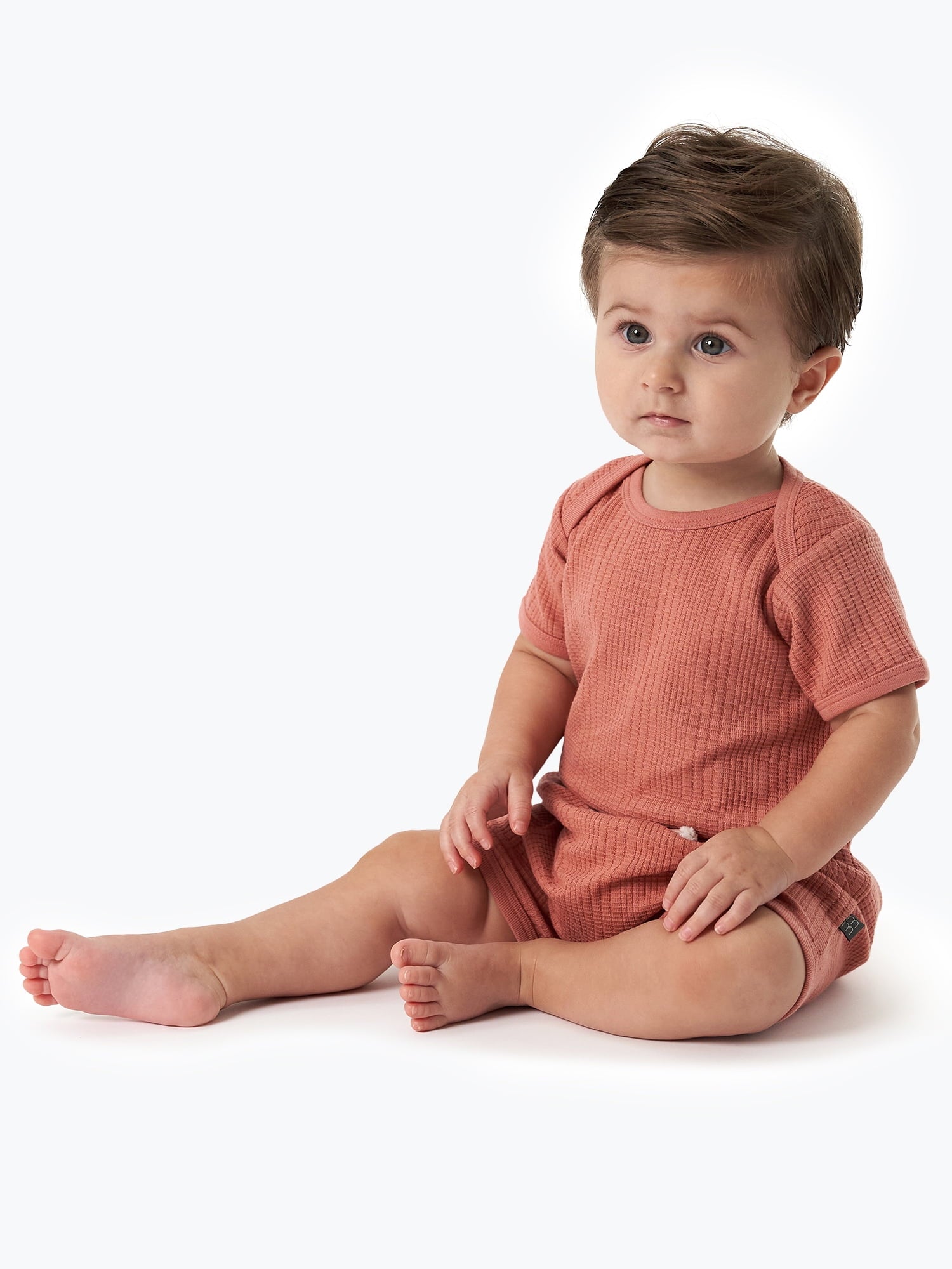 Modern Moments by Gerber Baby Neutral Organic Dumpling Romper, Sizes 0/3 Months - 24 Months