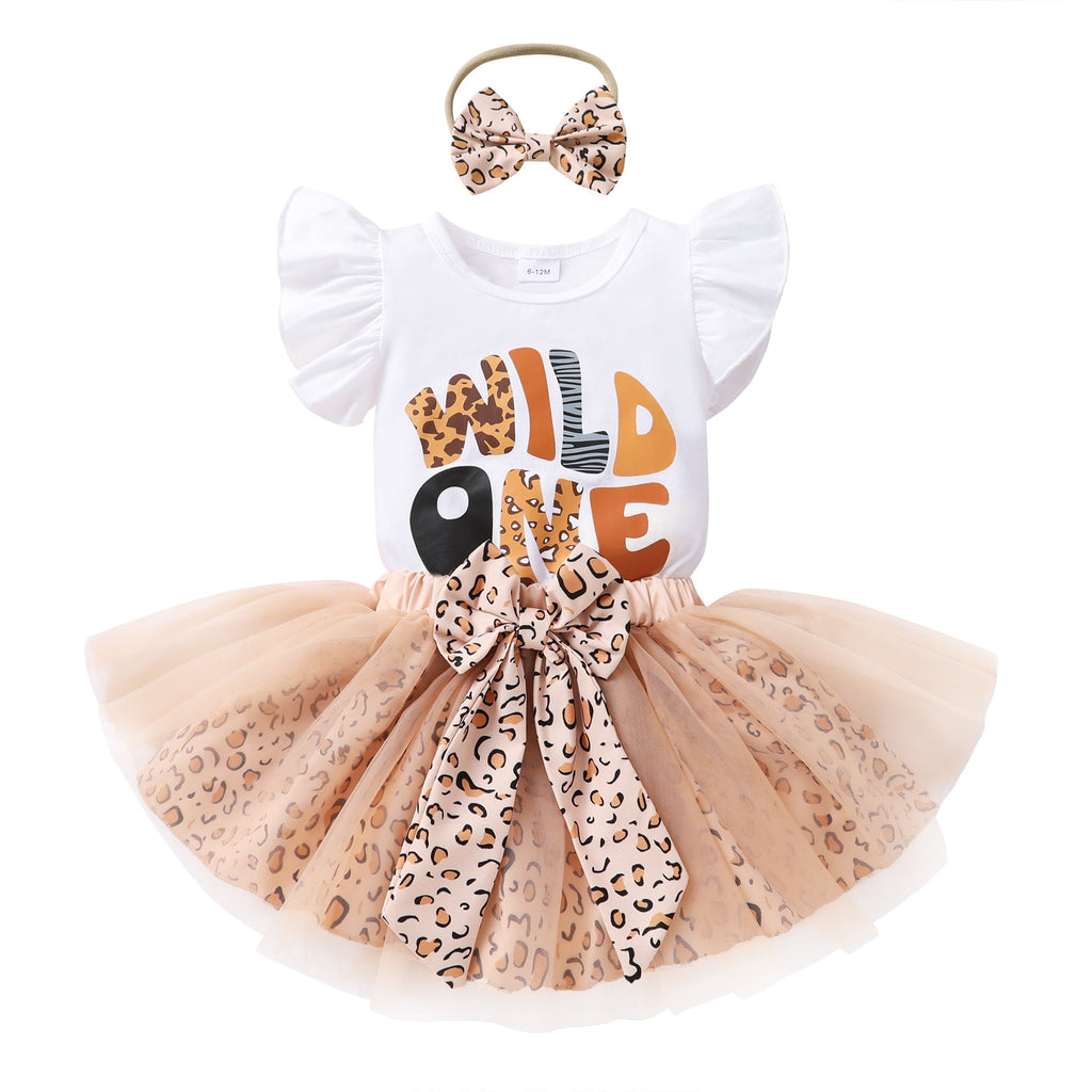 Younger Tree Baby Girl My First Birthday Dress Outfit Cute Short Sleeve Top Pink Princess Tutu Skirt Set for 12-18 Months