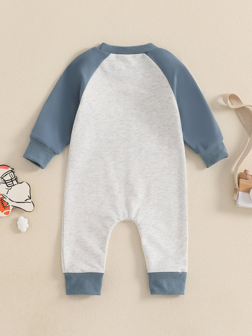 Newborn Baby Boy Football Season Jumpsuit Sundays are for Football with Daddy Sweatshirt Romper Playsuit Fall Clothes